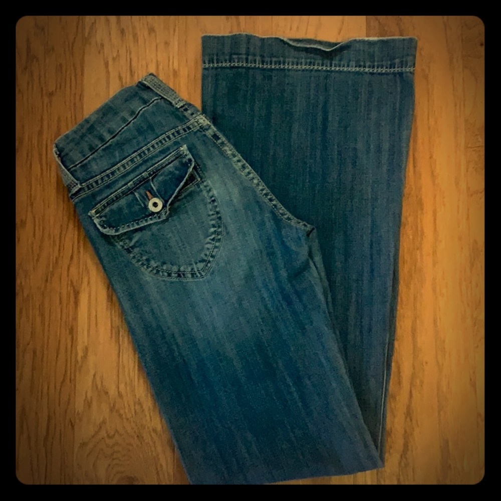 Miss Me flare jeans.